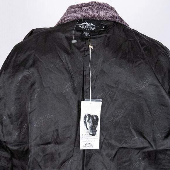 Icelandic Design Dragonfly Cardigan Nordic Fair Isle Women's MEDIUM Frog Toggle - Picture 7 of 10